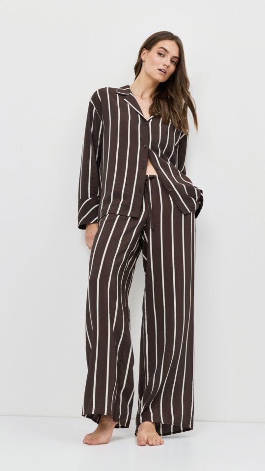 sku: CEDAR | Brand: Aruelle  | Size: XSmall Small Medium Large XLarge XXLarge  | Colors: Шоколадный/Молочный  | Бренды Aruelle | Домашняя одежда Костюмы | Title: Комплект с брюками CEDAR