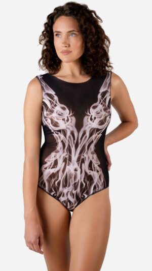 sku: 24001172 | Brand: RoDaSoleil  | Size: XSmall Small Medium Large XLarge  | Colors: Цветной  | Бренды RoDaSoleil | Купальники Слитные | Title: Слитный купальник ДЫМ