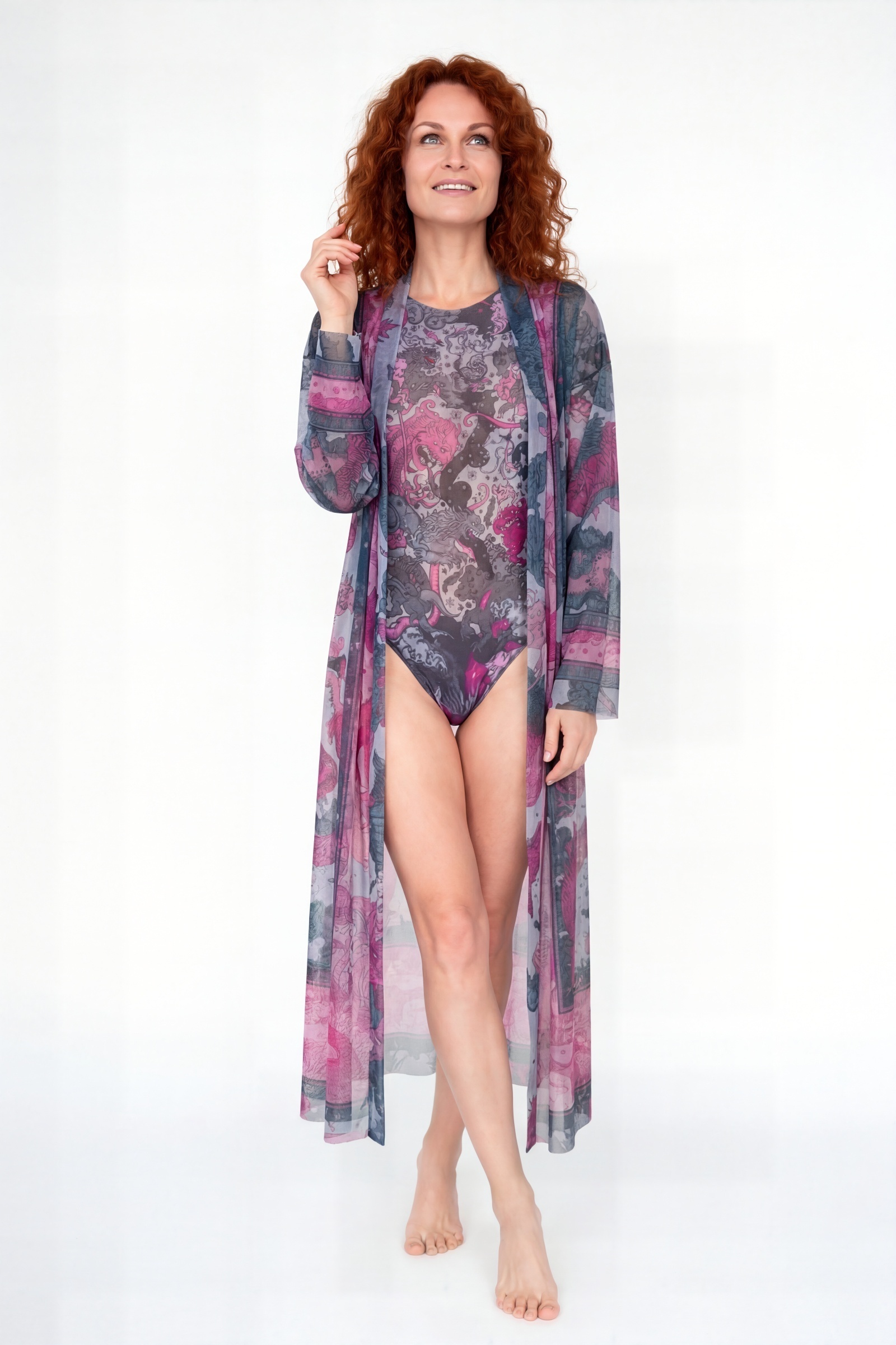 sku: 26002754 | Brand: RoDaSoleil | Size: Onesize | Colors: Цветной | Бренды RoDaSoleil | Пляжная одежда | Title: Халат ЛУННАЯ ПЫЛЬ