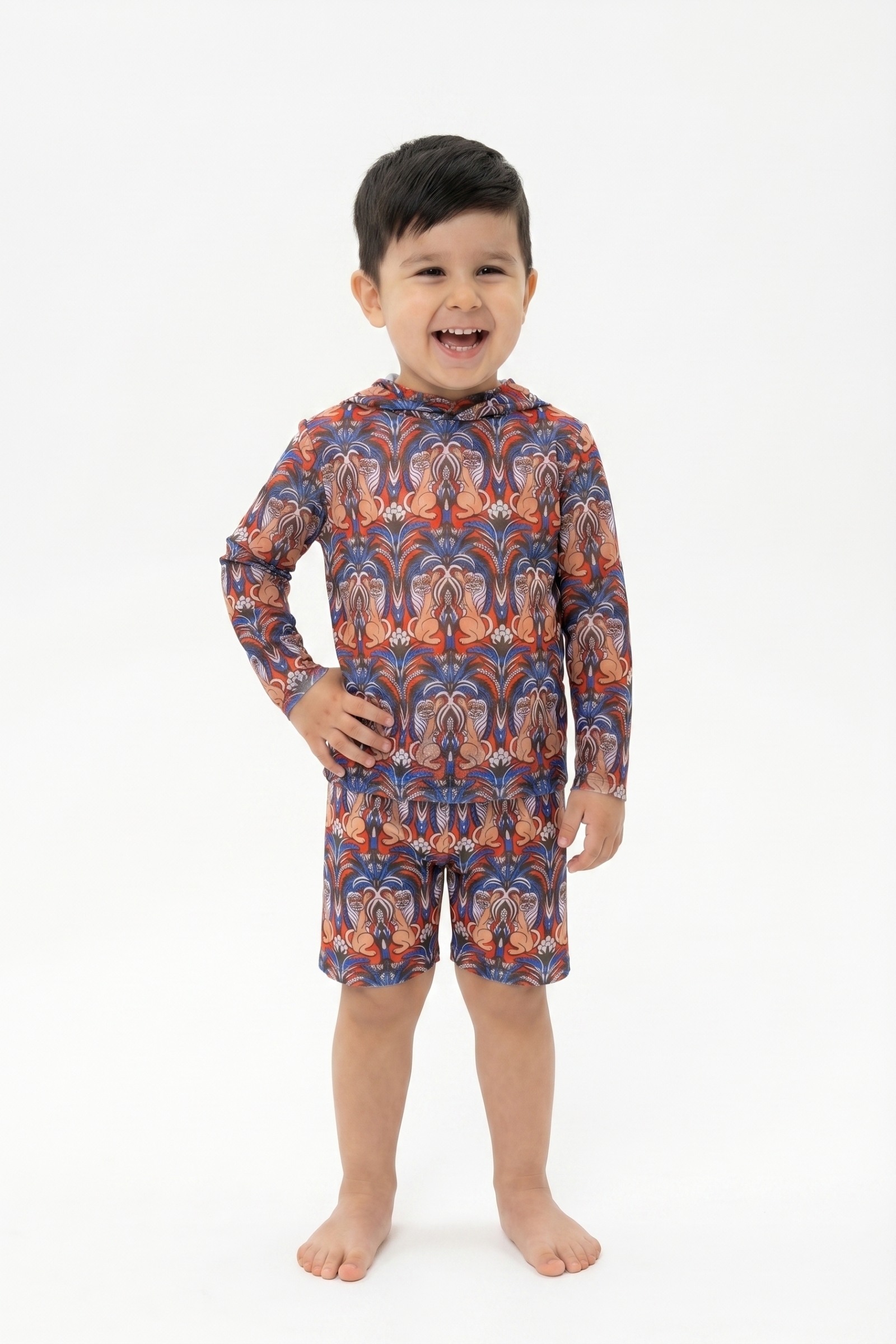 sku: 26002236 | Brand: RoDaSoleil  | Size: 104 110 116 122 128 134 140 146 152 158  | Colors: Цветной  | Бренды RoDaSoleil | Детские купальники | Title: Шорты детские СРЕДНЕВЕКОВЬЕ Зеленый
