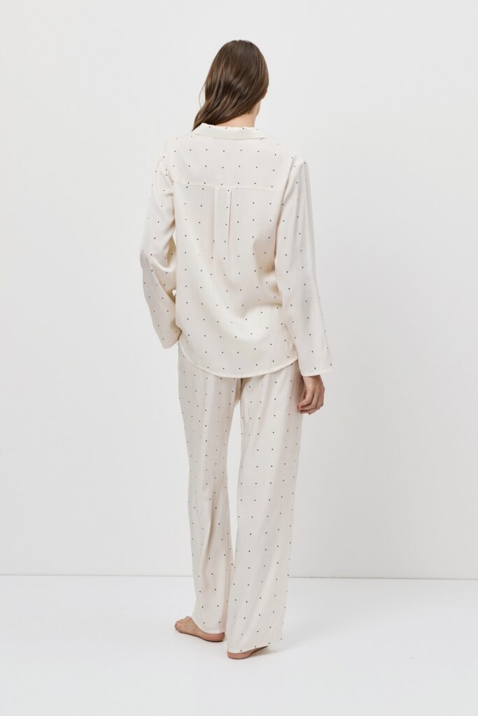 sku: ALBA | Brand: Aruelle  | Size: XSmall Small Medium Large XLarge XXLarge  | Colors: Экрю  | Бренды Aruelle | Домашняя одежда Пижамы | Title: Пижама с брюками ALBA