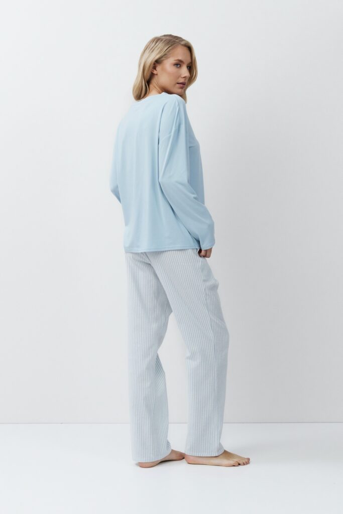 sku: BONNIE | Brand: Aruelle  | Size: XSmall Small Medium Large XLarge XXLarge  | Colors: Голубой  | Бренды Aruelle | Домашняя одежда Пижамы | Title: Пижама с брюками BONNIE