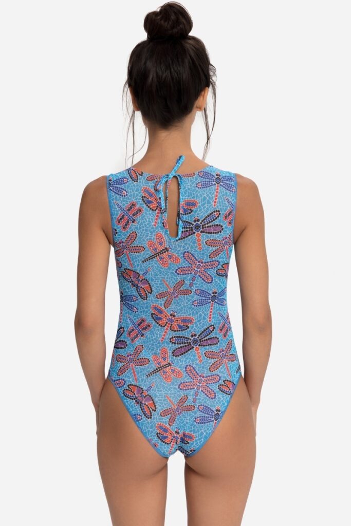 sku: 25001179 | Brand: RoDaSoleil  | Size: XSmall Small Medium Large XLarge  | Colors: Цветной  | Бренды RoDaSoleil | Купальники Слитные | Title: Слитный купальник СТРЕКОЗЫ МОЗАИКА