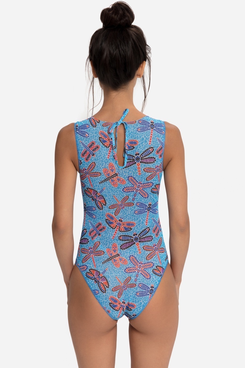 sku: 25001179 | Brand: RoDaSoleil  | Size: XSmall Small Medium Large XLarge  | Colors: Цветной  | Бренды RoDaSoleil | Купальники Слитные | Title: Слитный купальник СТРЕКОЗЫ МОЗАИКА
