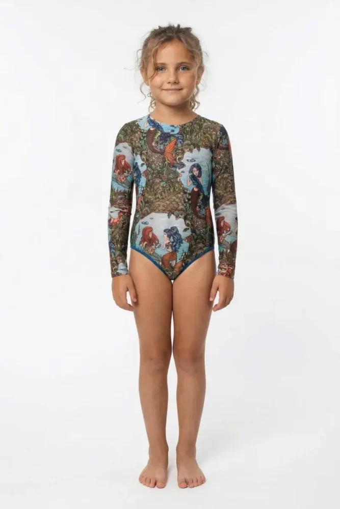 sku: 22002380 | Brand: RoDaSoleil  | Size: 104 110 116 122 128 134 140 146  | Colors: Цветной  | Бренды RoDaSoleil | Детские купальники | Title: Слитный купальник РУСАЛКИ