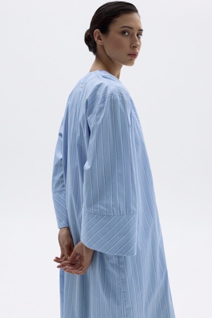 sku: 55495-1 | Brand: Laete  | Size: 46/48 50/52 42/44  | Colors: Голубая полоска  | Бренды Laete | Домашняя одежда Халаты | Title: Халат