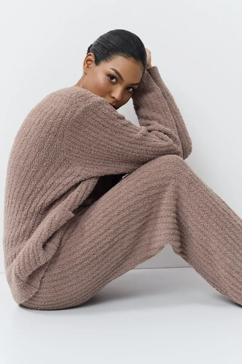 sku: JOLIE SET SOFT | Brand: Aruelle  | Size: XSmall Small Medium Large XLarge  | Colors: Мокко  | Бренды Aruelle | Домашняя одежда Костюмы | Title: Комплект с брюками JOLIE SET SOFT