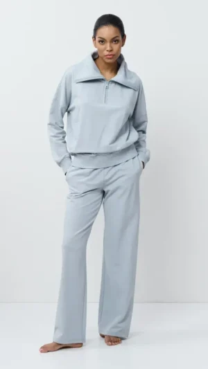 sku: BRISA SET | Brand: Aruelle  | Size: XSmall Small Medium Large XLarge XXLarge  | Colors: Серо-голубой  | Бренды Aruelle | Домашняя одежда Костюмы | Title: Комплект с брюками BRISA SET