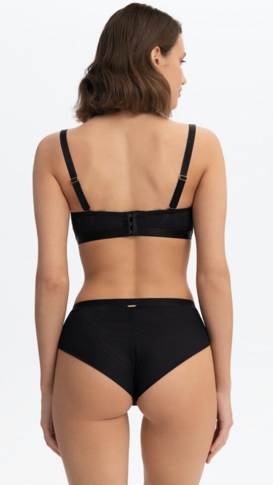 sku: W25-0313-05-BNM-LY | Brand: Marc Andre  | Size: 70 C 70 D 70 E 75 B 75 C 75 D 75 E 80 B 80 C 80 D 80 E 85 B 85 C 85 D 85 E  | Colors: Черный  | Бренды Marc&Andre | Бюстгальтер Нижнее белье Балконет | Title: Бюстгальтер TENDERLY YOURS