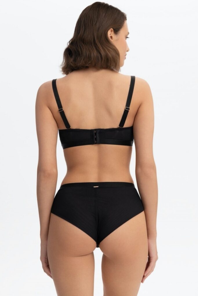 sku: W25-0313-05-BNM-LY | Brand: Marc Andre  | Size: 70 C 70 D 70 E 75 B 75 C 75 D 75 E 80 B 80 C 80 D 80 E 85 B 85 C 85 D 85 E  | Colors: Черный  | Бренды Marc&Andre | Бюстгальтер Нижнее белье Балконет | Title: Бюстгальтер TENDERLY YOURS