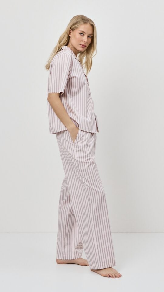 sku: ELOW | Brand: Aruelle  | Size: XSmall Small Medium Large XLarge  | Colors: Светло-розовый/Капучино  | Бренды Aruelle | Домашняя одежда Пижамы | Title: Пижама с брюками ELOW