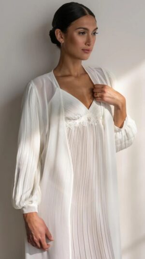 sku: 703 | Brand: Rya  | Size: XS/S M/L XLarge  | Colors: Слоновая кость  | Бренды Rya | Домашняя одежда Халаты | Title: Халат TRUE LOVE ROBE