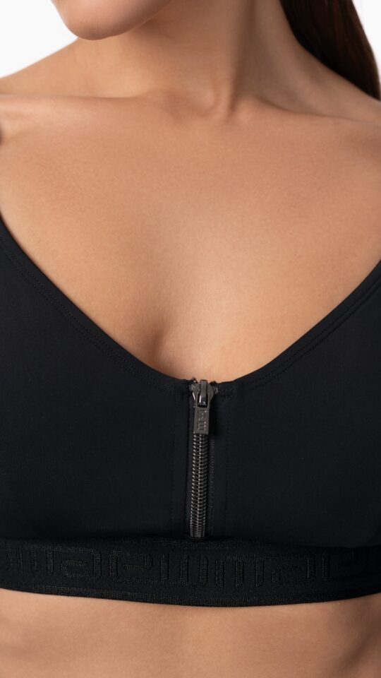 sku: SP2604-Y-322 | Brand: Marc Andre  | Size: 36 38 40 42  | Colors: Черный  | Бренды Marc&Andre | Купальники Раздельные | Title: Топ UPDATE ZIPPER