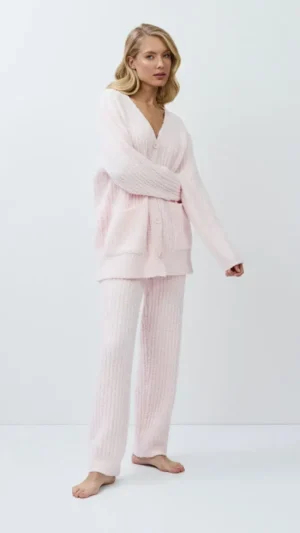 sku: JESSICA SET SOFT | Brand: Aruelle  | Size: XSmall Small Medium Large XLarge  | Colors: Светло-Розовый  | Бренды Aruelle | Домашняя одежда Костюмы | Title: Комплект с брюками JESSICA SET SOFT