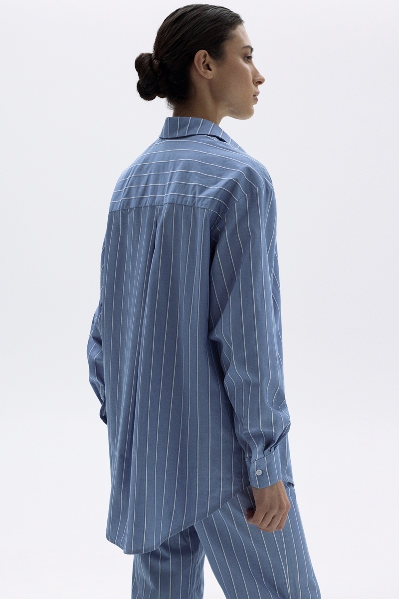 sku: 55492-2+55493-2 | Brand: Laete  | Size: 52 42 44 46 48 50  | Colors: Джинсовая полоска  | Бренды Laete | Домашняя одежда Пижамы | Title: Пижама с брюками