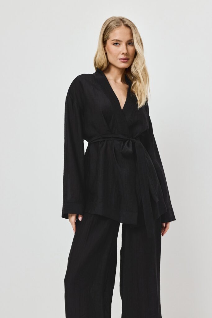 sku: NOIR | Brand: Aruelle  | Size: XSmall Small Medium Large XLarge XXLarge  | Colors: Черный  | Бренды Aruelle | Домашняя одежда Костюмы | Title: Комплект с брюками NOIR