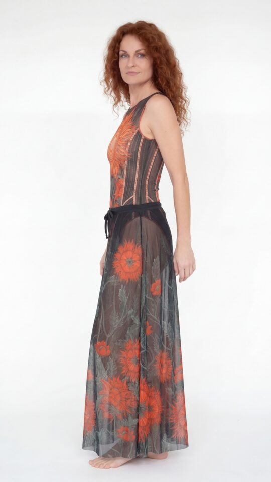 sku: 26000360 | Brand: RoDaSoleil  | Size: Onesize  | Colors: Цветной  | Бренды RoDaSoleil | Пляжная одежда | Title: Юбка АРКАН СОЛНЦЕ Оранжевый