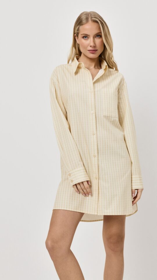 sku: HALO | Brand: Aruelle  | Size: XSmall Small Medium Large XLarge XXLarge  | Colors: Светло-Желтый  | Бренды Aruelle | Домашняя одежда Сорочки | Title: Сорочка HALO