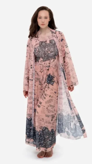 sku: 24002731 | Brand: RoDaSoleil  | Size: Onesize  | Colors: Нюд  | Бренды RoDaSoleil | Пляжная одежда | Title: Халат ТАТУ БОДИ-АРТ