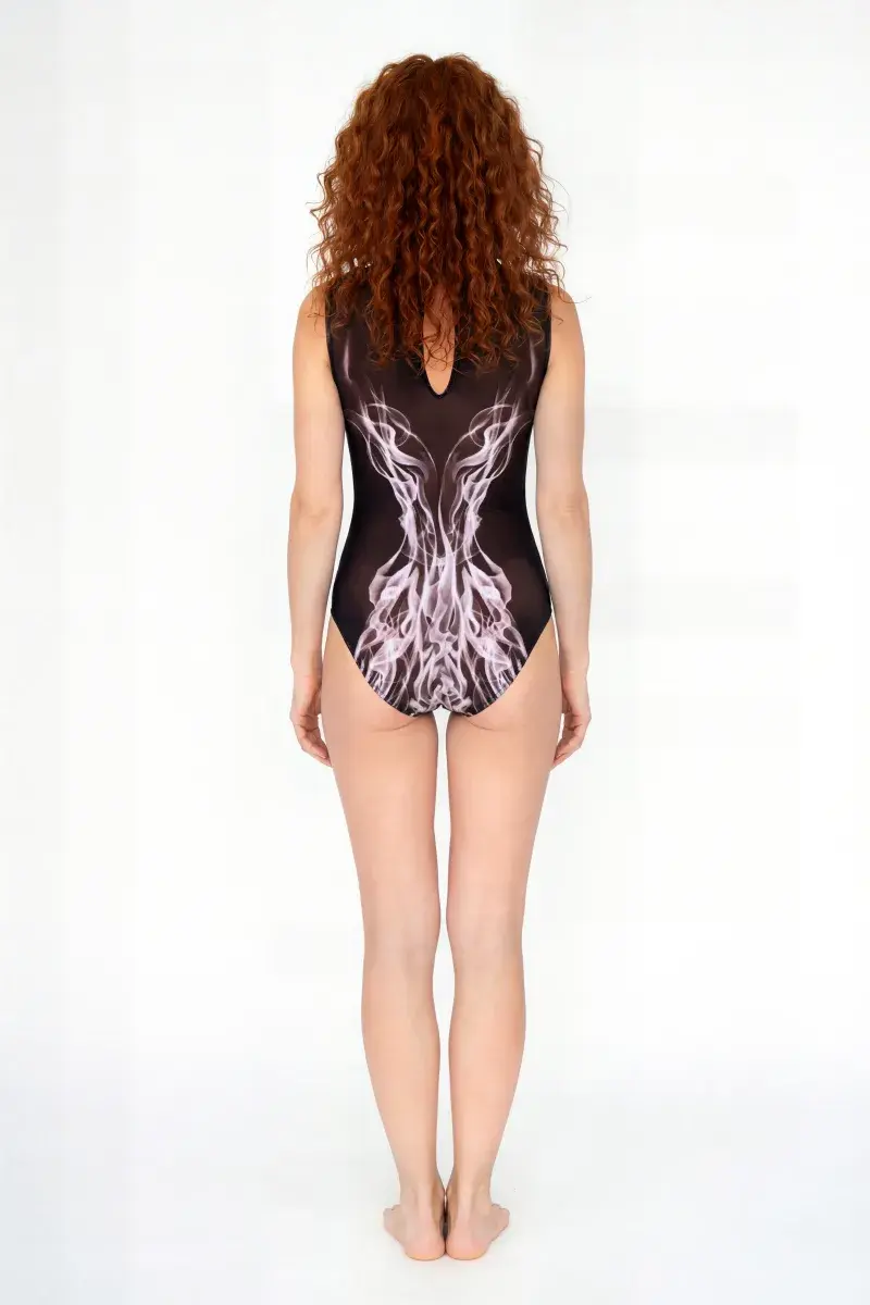 sku: 24001172 | Brand: RoDaSoleil | Size: XSmall Small Medium Large XLarge | Colors: Цветной | Бренды RoDaSoleil | Купальники Слитные | Title: Слитный купальник ДЫМ