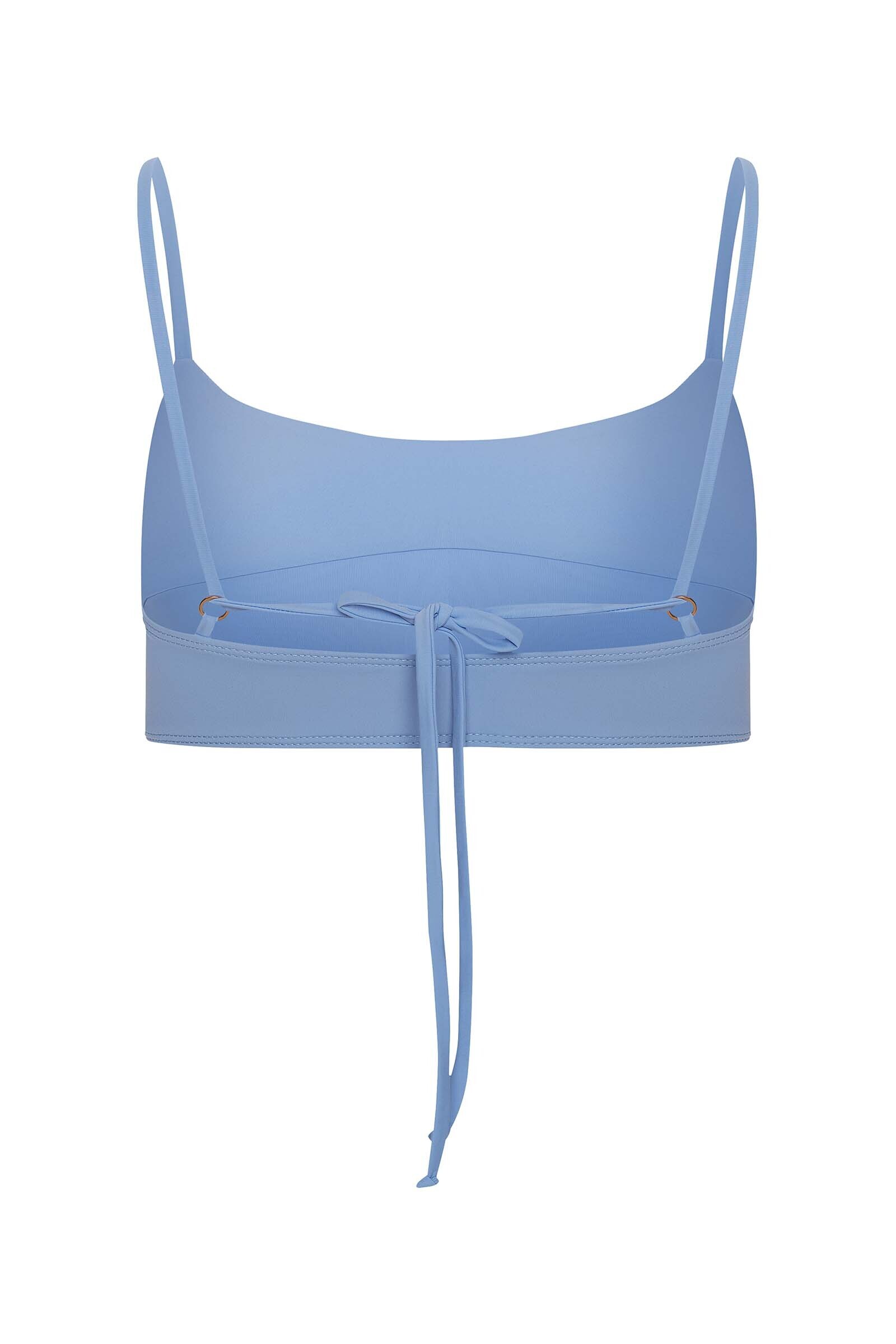 sku: MN-008 | Brand: MY NYMPH  | Size: Large Medium Small XSmall  | Colors: Небесно-голубой  | Бренды MY NYMPH | Купальники Раздельные | Title: Топ ЛИНА