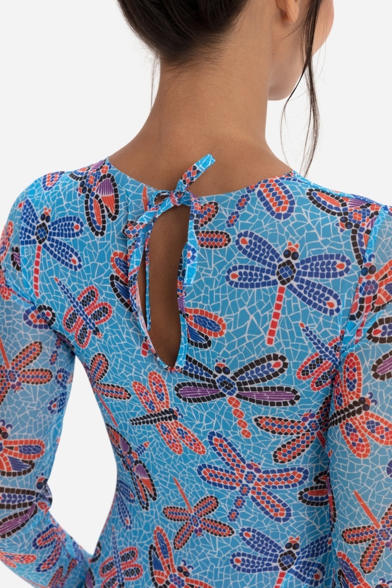 sku: 25001079 | Brand: RoDaSoleil  | Size: XSmall Small Medium Large XLarge  | Colors: Цветной  | Бренды RoDaSoleil | Купальники Слитные | Title: Слитный купальник СТРЕКОЗЫ МОЗАИКА