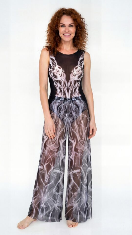 sku: 26002072 | Brand: RoDaSoleil  | Size: Onesize  | Colors: Цветной  | Бренды RoDaSoleil | Пляжная одежда | Title: Брюки ДЫМ