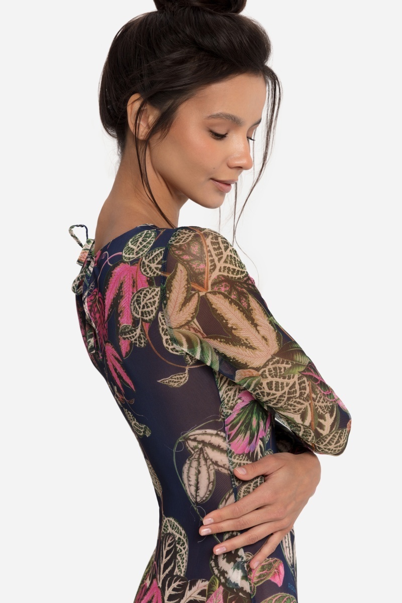 sku: 22001076 | Brand: RoDaSoleil  | Size: XSmall Small Medium Large XLarge  | Colors: Цветной  | Бренды RoDaSoleil | Купальники Слитные | Title: Слитный купальник БОТАНИКА