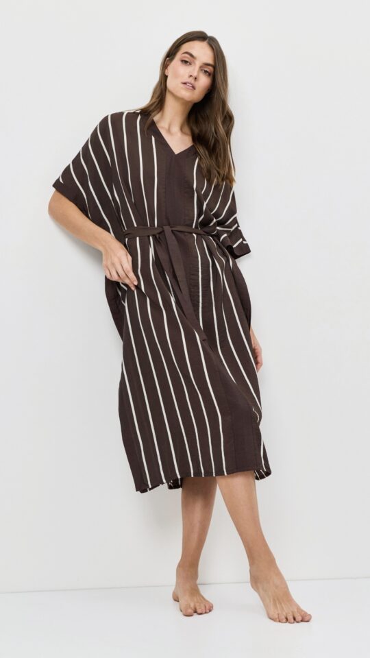 sku: CEDAR | Brand: Aruelle  | Size: XSmall Small Medium Large XLarge XXLarge  | Colors: Шоколадный/Молочный  | Бренды Aruelle | Домашняя одежда Платья | Пляжная одежда | Title: Платье CEDAR