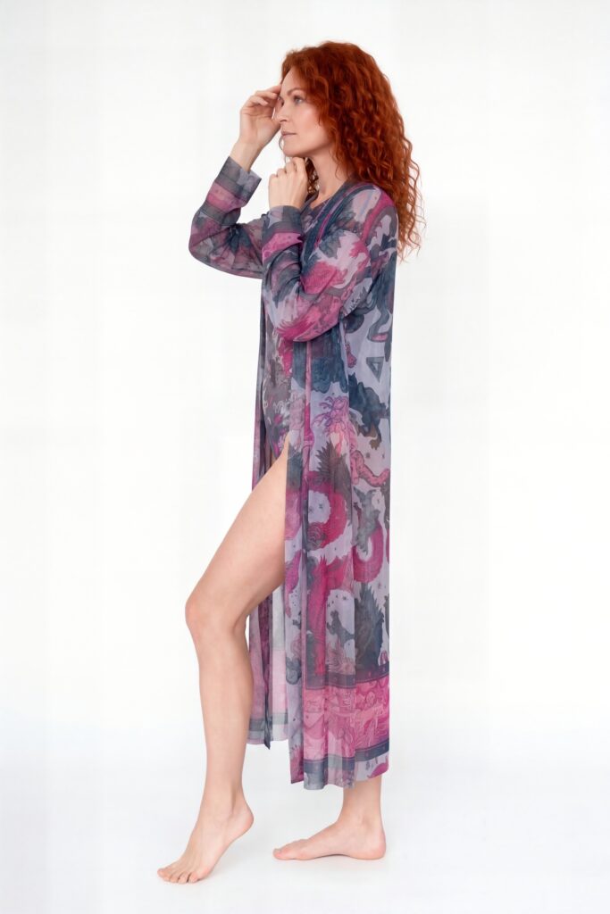 sku: 26002754 | Brand: RoDaSoleil  | Size: Onesize  | Colors: Цветной  | Бренды RoDaSoleil | Пляжная одежда | Title: Халат ЛУННАЯ ПЫЛЬ