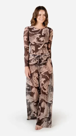 sku: 25002026 | Brand: RoDaSoleil  | Size: Onesize  | Colors: Цветной  | Бренды RoDaSoleil | Пляжная одежда | Title: Брюки ДИКАЯ КОШКА