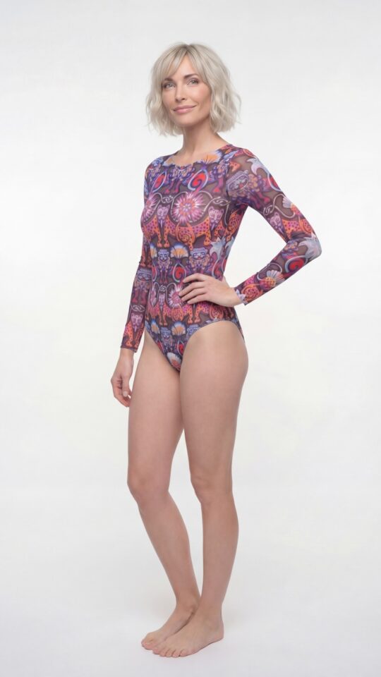 sku: 26001023 | Brand: RoDaSoleil  | Size: XSmall Small Medium Large XLarge  | Colors: Цветной  | Бренды RoDaSoleil | Купальники Слитные | Title: Слитный купальник СРЕДНЕВЕКОВЬЕ Серый