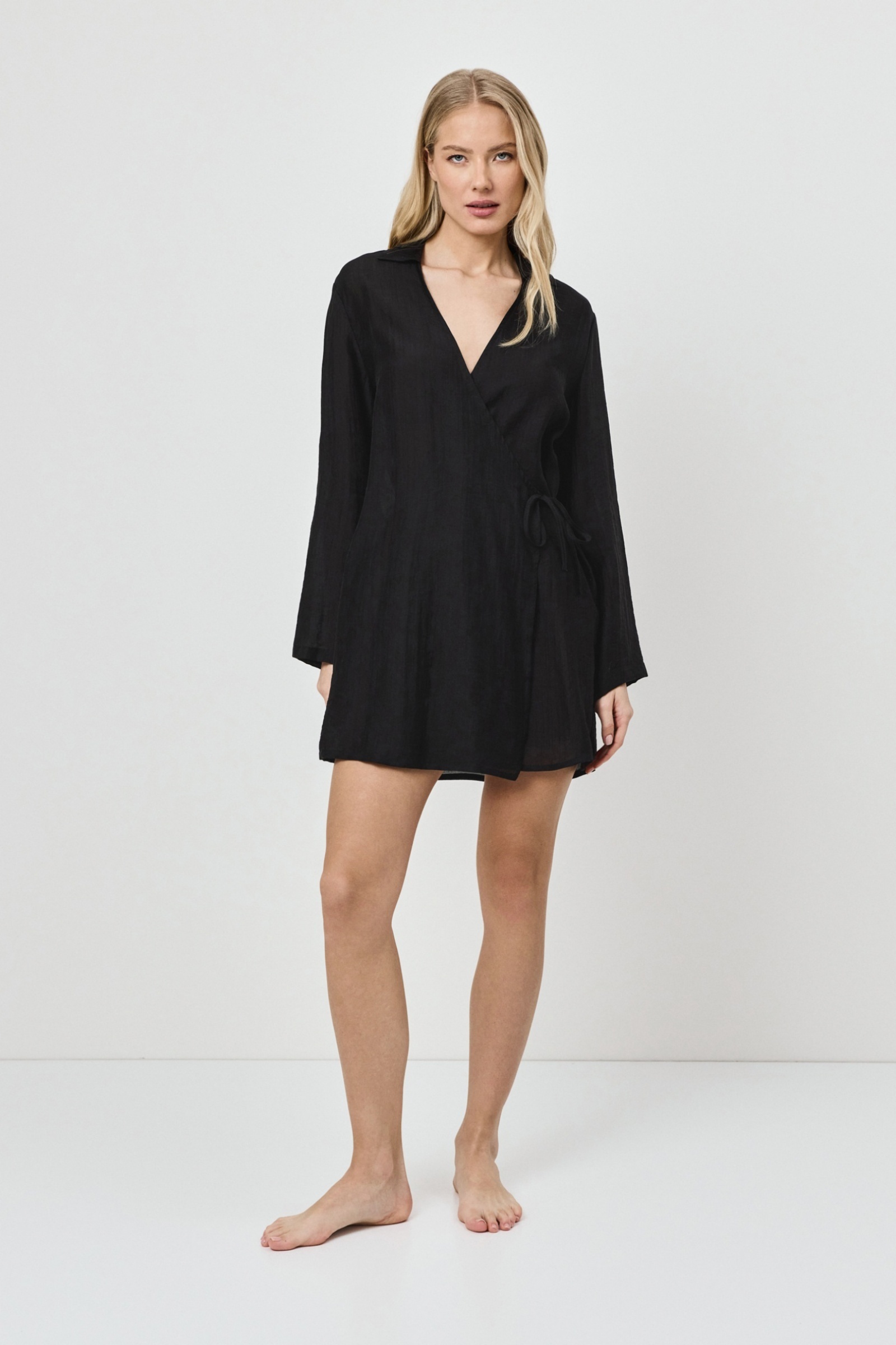 sku: NOIR | Brand: Aruelle  | Size: XSmall Small Medium Large XLarge XXLarge  | Colors: Черный  | Бренды Aruelle | Домашняя одежда Платья | Title: Платье NOIR