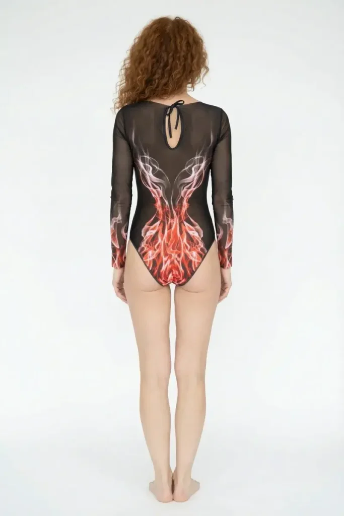 sku: 26001068 | Brand: RoDaSoleil  | Size: XSmall Small Medium Large XLarge  | Colors: Цветной  | Бренды RoDaSoleil | Купальники Слитные | Title: Слитный купальник ОГОНЬ RED