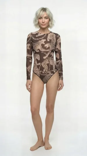 Слитный купальник ДИКАЯ КОШКА