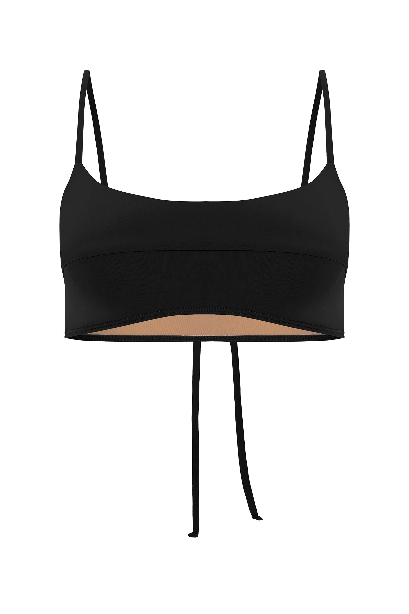 sku: MN-008 | Brand: MY NYMPH  | Size: XSmall Small Medium Large  | Colors: Черный  | Бренды MY NYMPH | Купальники Раздельные | Title: Топ ЛИНА