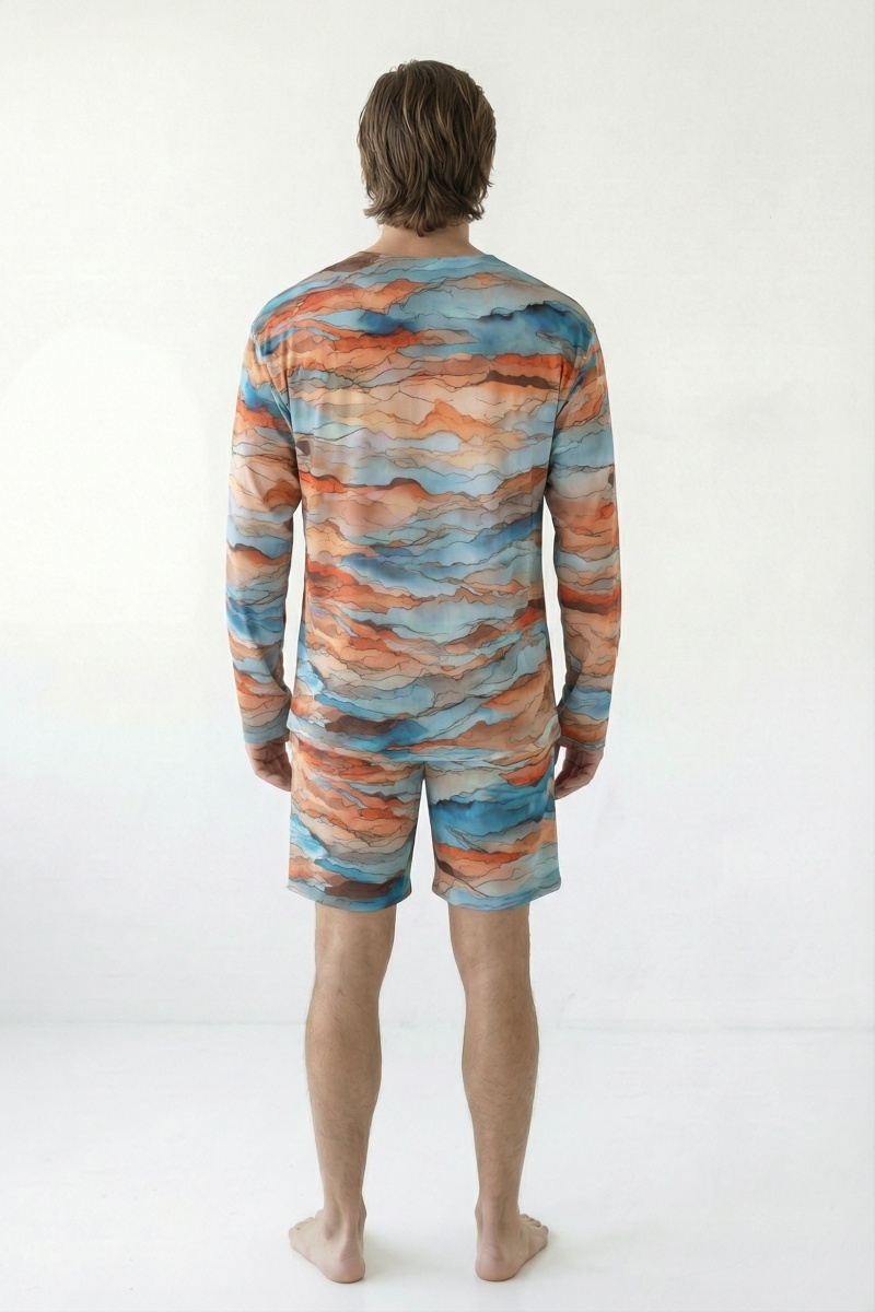 sku: 26003340 | Brand: RoDaSoleil | Size: Small Medium Large XLarge XXLarge | Colors: Цветной | Бренды RoDaSoleil | Мужская коллекция Пляжная одежда | Title: Футболка АНЗА