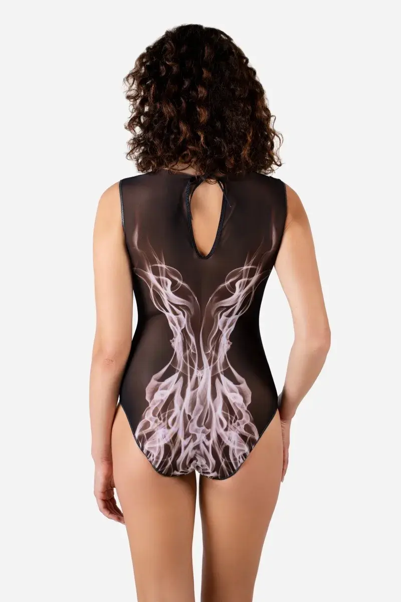 sku: 24001172 | Brand: RoDaSoleil  | Size: XSmall Small Medium Large XLarge  | Colors: Цветной  | Бренды RoDaSoleil | Купальники Слитные | Title: Слитный купальник ДЫМ