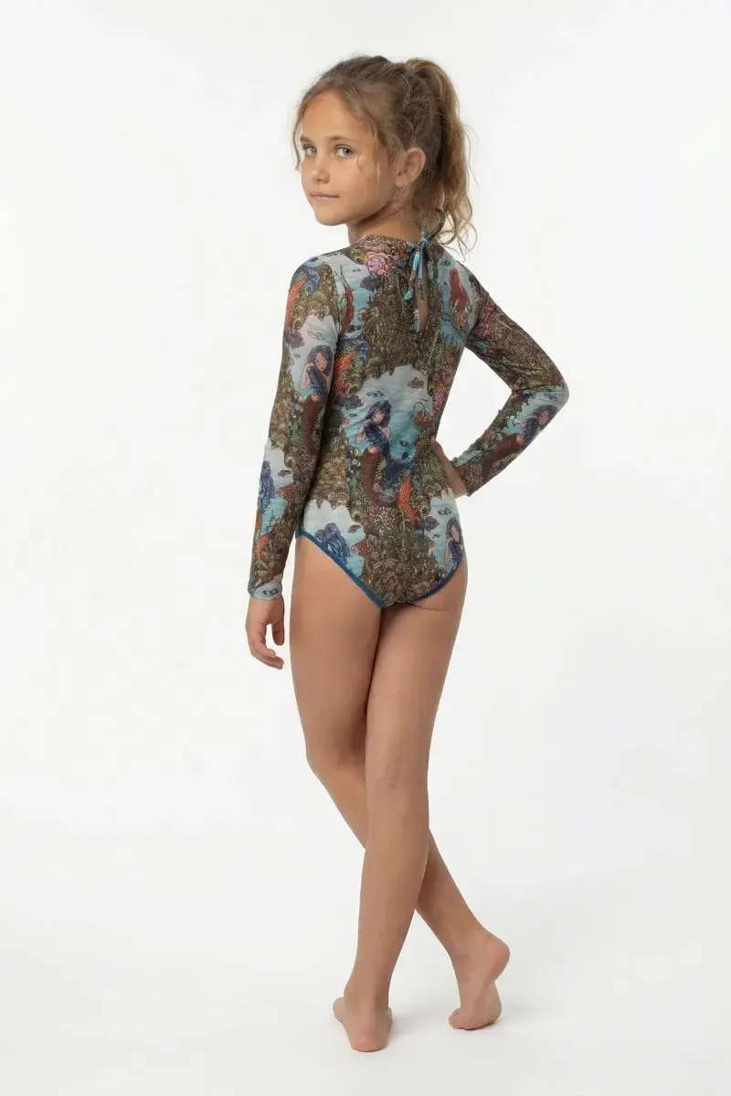 sku: 22002380 | Brand: RoDaSoleil  | Size: 104 110 116 122 128 134 140 146  | Colors: Цветной  | Бренды RoDaSoleil | Детские купальники | Title: Слитный купальник РУСАЛКИ