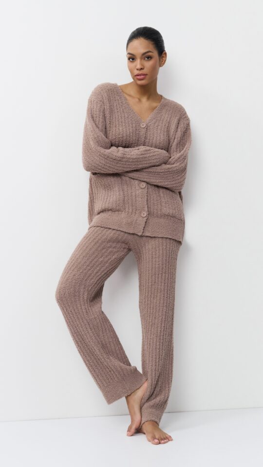 sku: JOLIE SET SOFT | Brand: Aruelle  | Size: XSmall Small Medium Large XLarge  | Colors: Мокко  | Бренды Aruelle | Домашняя одежда Костюмы | Title: Комплект с брюками JOLIE SET SOFT