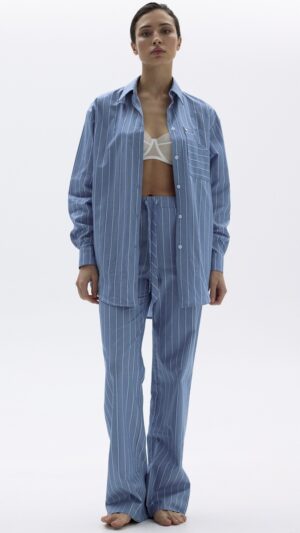 sku: 55492-2+55493-2 | Brand: Laete  | Size: 52 42 44 46 48 50  | Colors: Джинсовая полоска  | Бренды Laete | Домашняя одежда Пижамы | Title: Пижама с брюками