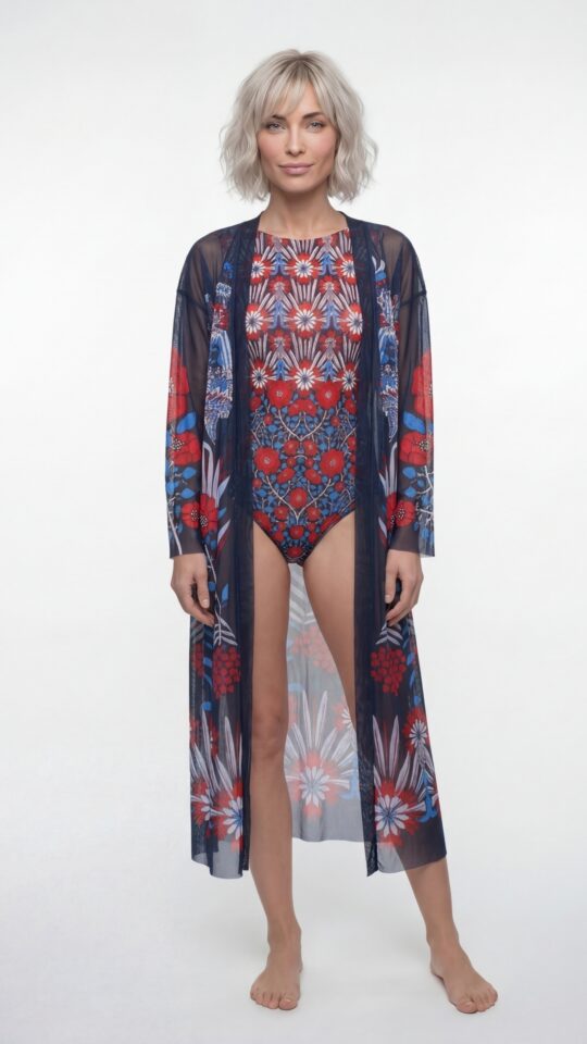 sku: 26002737 | Brand: RoDaSoleil  | Size: Onesize  | Colors: Цветной  | Бренды RoDaSoleil | Пляжная одежда | Title: Халат СРЕДНЕВЕКОВЬЕ Розы