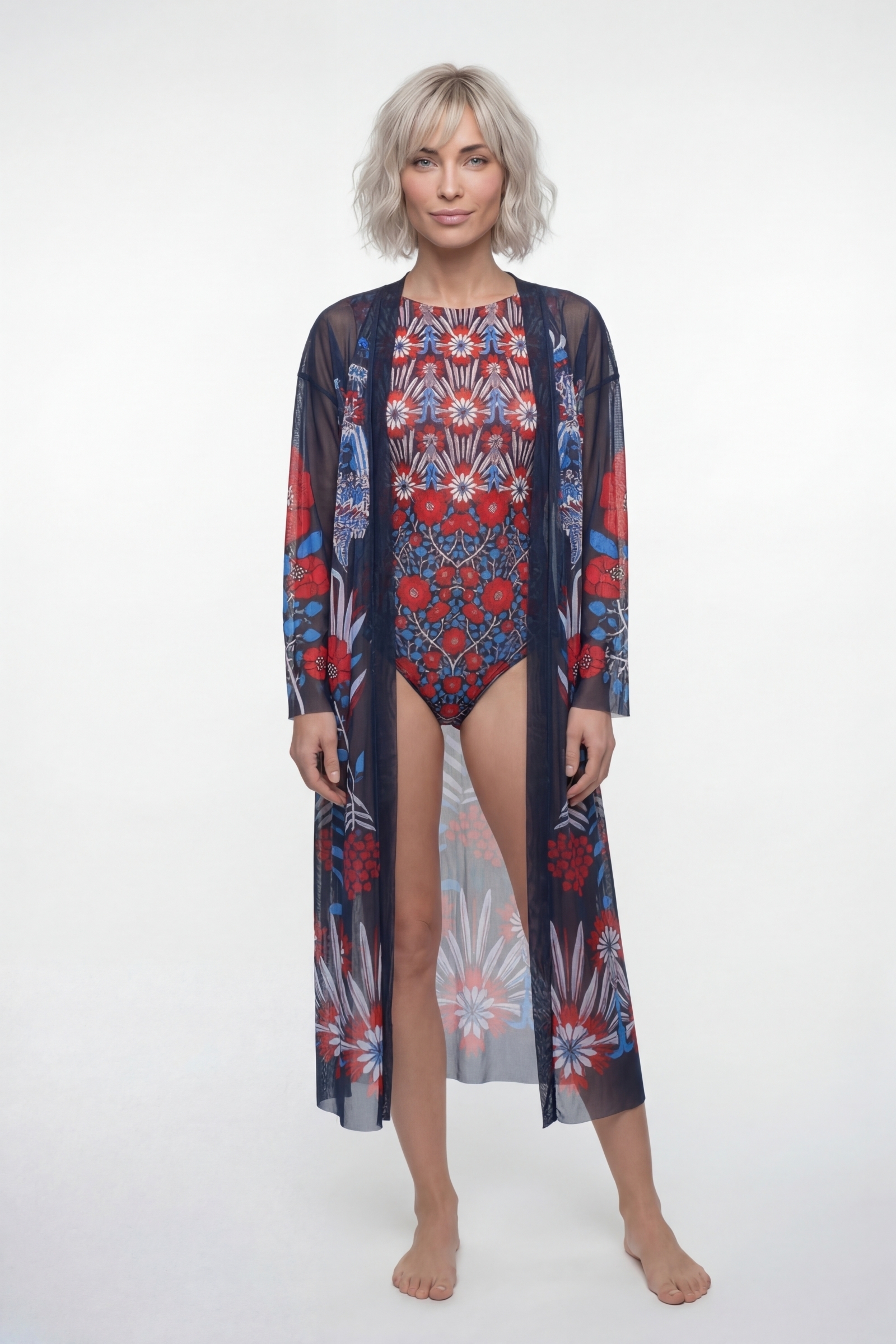 sku: 26002737 | Brand: RoDaSoleil  | Size: Onesize  | Colors: Цветной  | Бренды RoDaSoleil | Пляжная одежда | Title: Халат СРЕДНЕВЕКОВЬЕ Розы