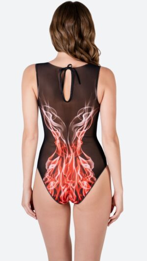 sku: 26001168 | Brand: RoDaSoleil  | Size: XSmall Small Medium Large XLarge  | Colors: Цветной  | Бренды RoDaSoleil | Купальники Слитные | Title: Слитный купальник ОГОНЬ RED