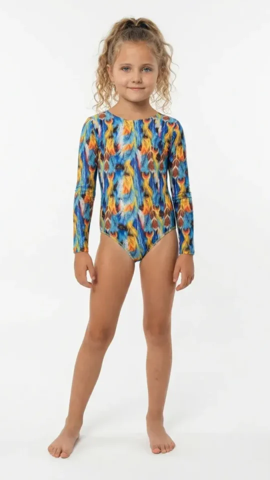 sku: 22002377 | Brand: RoDaSoleil  | Size: 104 110 116 122 128 134 140 146  | Colors: Голубой  | Бренды RoDaSoleil | Детские купальники | Title: Слитный купальник ЛОВЕЦ СНОВ