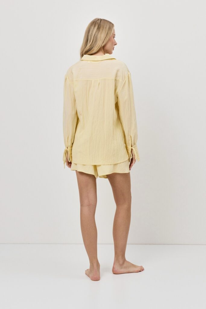 sku: SOLARA SET | Brand: Aruelle  | Size: XSmall Small Medium Large XLarge XXLarge  | Colors: Лимонный  | Бренды Aruelle | Домашняя одежда Костюмы | Title: Комплект с шортами SOLARA