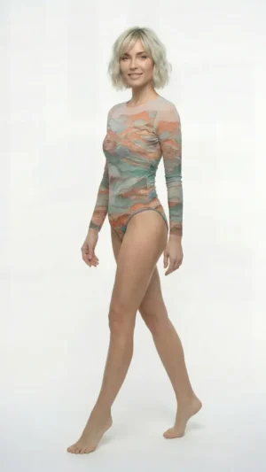 sku: 26001045 | Brand: RoDaSoleil  | Size: XSmall Small Medium Large XLarge  | Colors: Цветной  | Бренды RoDaSoleil | Купальники Слитные | Title: Слитный купальник ТАГАЗУТ