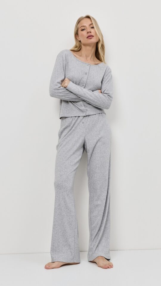 sku: NEVE | Brand: Aruelle  | Size: XSmall Small Medium Large XLarge XXLarge  | Colors: Светло-серый  | Бренды Aruelle | Домашняя одежда Костюмы | Title: Комплект с брюками NEVE