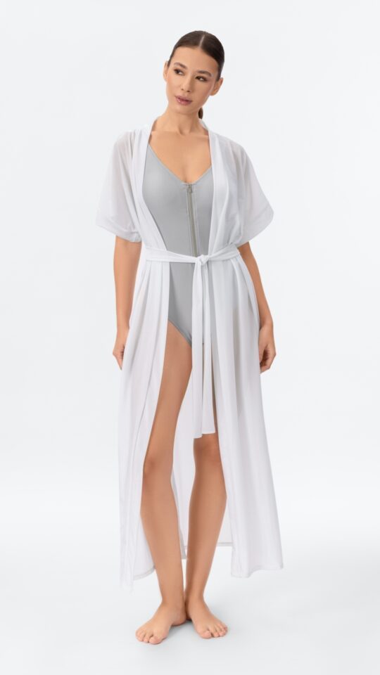 sku: CU26-07 | Brand: Marc Andre  | Size: Small Medium Large XLarge  | Colors: Белый  | Бренды Marc&Andre | Пляжная одежда | Title: Пляжная туника TUNIC-ROBE