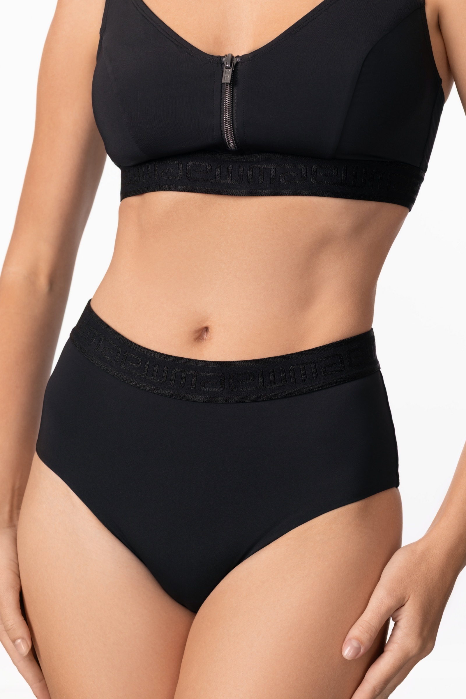 sku: SP2604-Z-HWB | Brand: Marc Andre | Size: 36 38 40 42 | Colors: Черный | Бренды Marc&Andre | Купальники Раздельные | Title: Трусы UPDATE ZIPPER